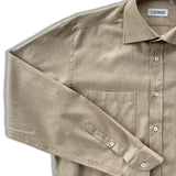 Brushed Twill Shirt in Sand