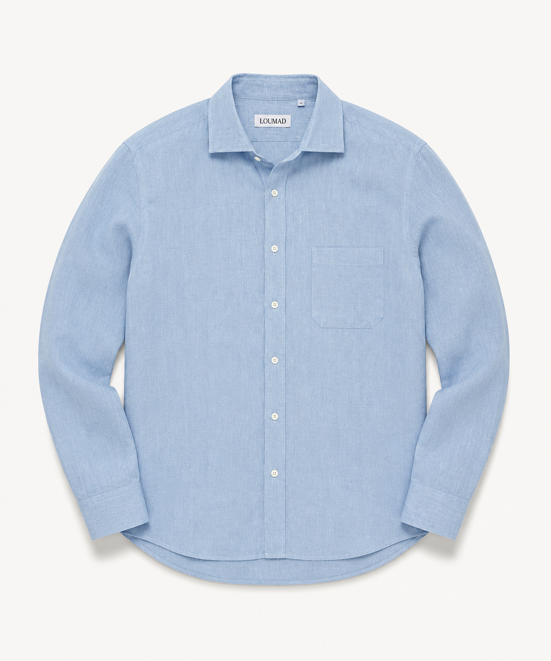 The Linen Shirt in Sky Blue