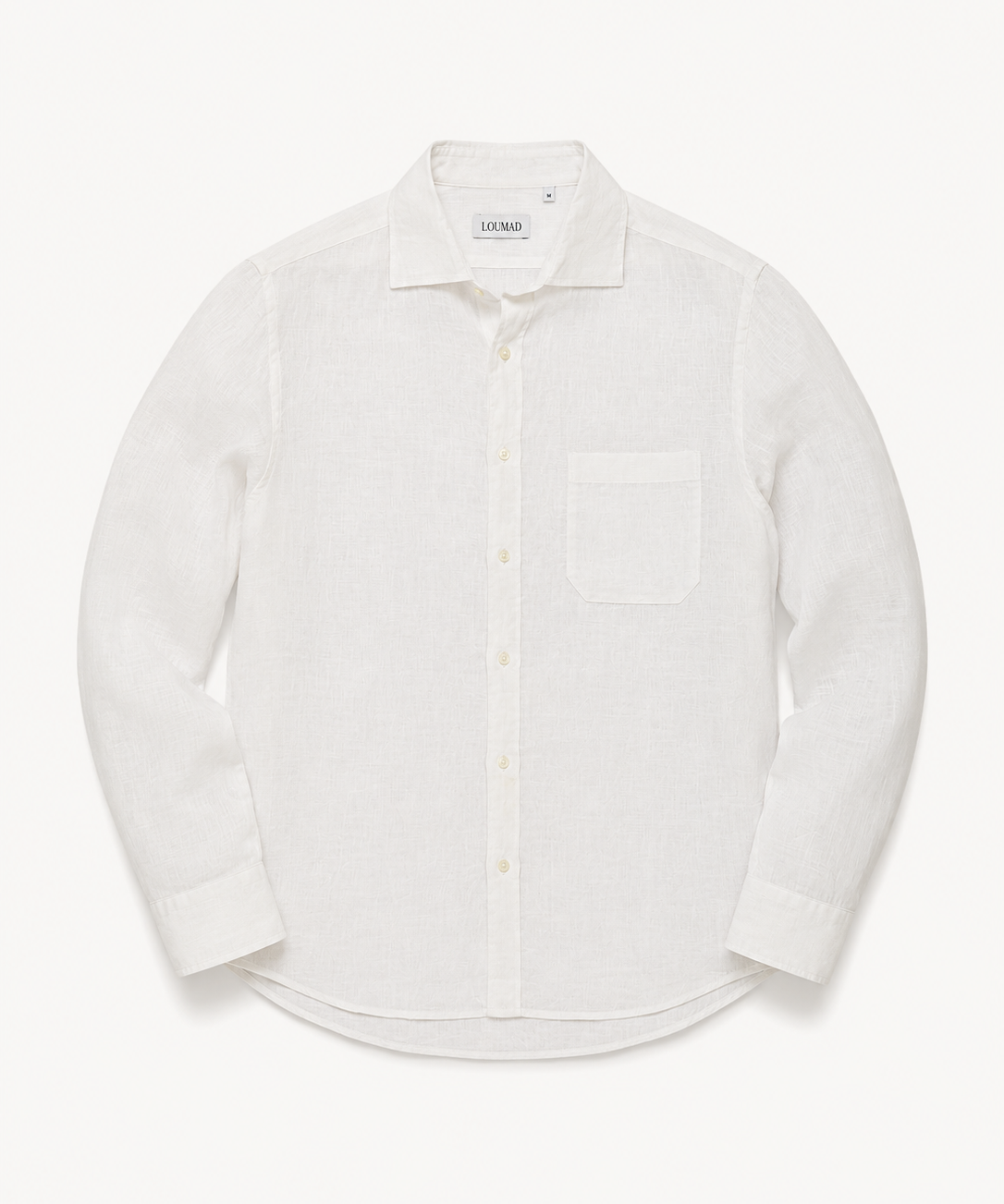 The Linen Shirt in Crisp White