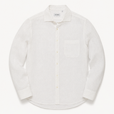 The Linen Shirt in Crisp White