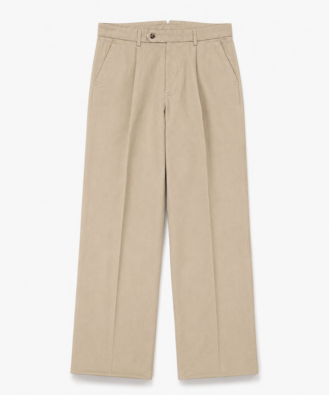 Single Pleat Trouser in Khaki