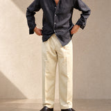 The Linen Shirt in Midnight Navy