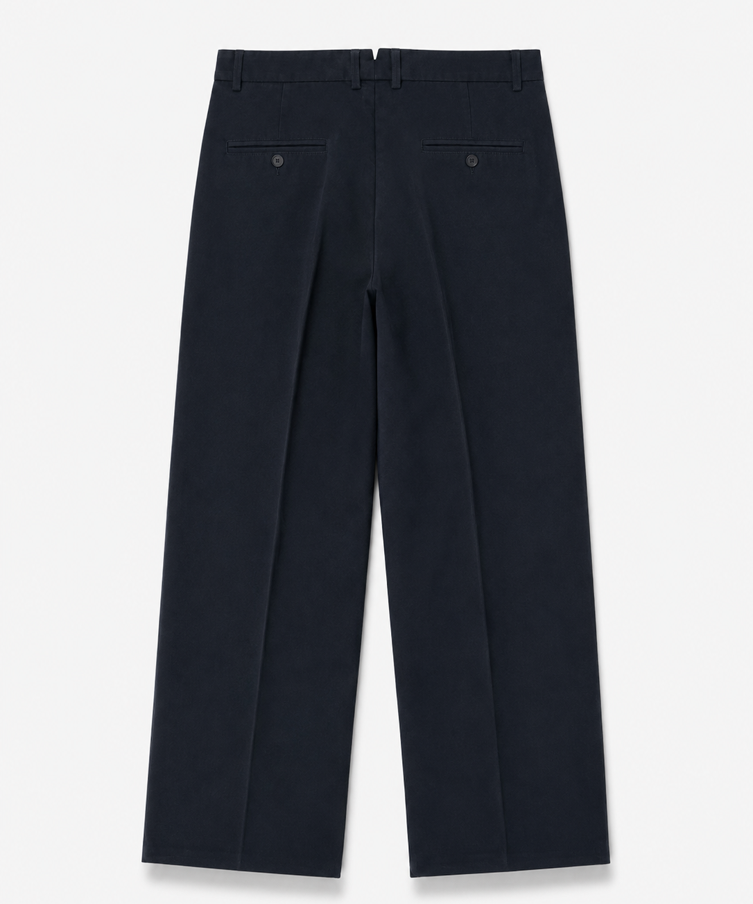 Single Pleat Trouser in Deep Navy