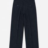 Single Pleat Trouser in Deep Navy