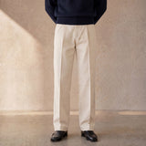 Single Pleat Trouser in Sand