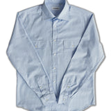 Daily Oxford Shirt in Striped Blue
