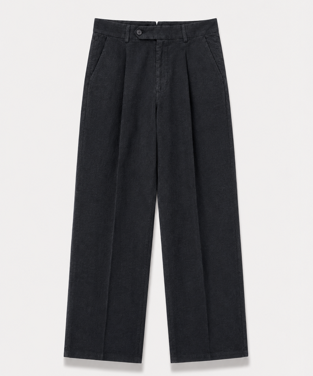 The Linen Trouser in Black