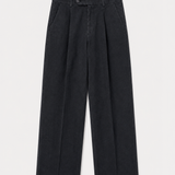 The Linen Trouser in Black
