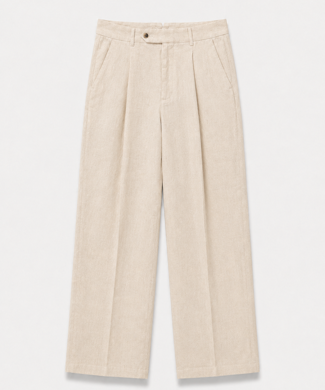 The Linen Trouser in Sand