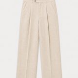 The Linen Trouser in Sand