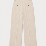 The Linen Trouser in Sand